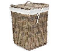 Red Hamper RA045 Rattan Large Square Rattan Laundry Basket