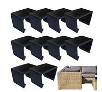 Rattan Outdoor Sofa Clips | Rattan Furniture Clips Replacement,Thick Fasteners Securing Clamp Replacement for Garden Table Backyard Fence Couch