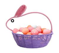 Rattan Rabbits Basket - Natural Rattan Material Design, Rustic Storage Box for Home Decor, Woven Basket Style Organizer, Organizer Structure with Accent on the Man