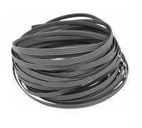 Rattan Repair Kit 120ft Flat Wicker for DIY Patio Furniture Restoration White Gray Coffee Gradient Waterproof PE Material Outdoor Garden Chair Fix(gray)