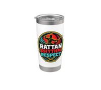 Rattan Rhythm Respect Martial Arts Stainless Steel Insulated Tumbler
