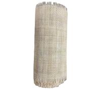Rattan Roll 35cm x 1m, Natural Cane Webbing for Furniture Repair DIY Projects, Handwoven Rattan Webbing Roll for Chair Seats Cabinet Doors, Fabric