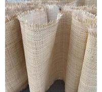 Rattan Roll 50 x 100cm, Natural Cane Webbing, Rattan, Caning Material, Cane Rattan Webbing Roll, Natural Woven Open Rattan Mesh for Caning Projects Wide Rattan for DIY Crafts Cabinet Chair Furniture