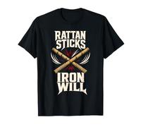 Rattan Sticks Iron Will Martial Arts Kendo T-Shirt