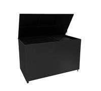 Jardi Serafina Rattan Cushion Storage Box 996L - Black, Black