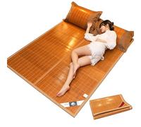 Rattan Summer Cooling Sleeping Mat, Reversible Sweat-Absorbing Bamboo Mattress Pad, Air Conditioning Bed Mat For Home Dorm Single Double Bed(L220xW180cm)