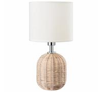 Rattan TableWicker Nightstand Light with Soft Warm GlowE12/E14 Bulb IncludedEcoFriendly Home DécorVersatile 100V240V Design