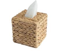 Rattan Tissue Box Toilet Paper Cover Tissue Holder W/Lid Napkin Box Case
