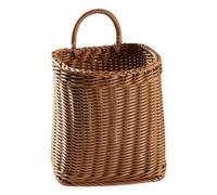 Rattan Wall Basket,Fruit Vegetable Bread Flower Organizer - Artificial Rattan Door Basket - for Front Door Entrance Farmhouse Nursery Bedroom Bathroom Outdoor Indoor