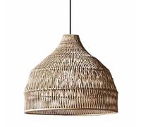 Rattan Weaving Pendant Lamp Silent Wind Vintage Hand-woven Ceiling Fixture Country Wicker Rattan Home Lighting Minimalism Japanese Decorative Crafts Lamps For Bedroom, Living Room, Dining Room YANZHAO