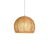 Rattan Weaving Pendant Light Fixtures,Basket Pendant Lighting,Boho Light Fixture Hand-Woven Chinese Style, Bamboo Retro Pendant Lamp,for Dining Room Kitchen Island