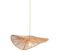 Rattan Weaving Pendant Light Fixtures,Basket Pendant Lighting,Boho Light Fixture Hand-Woven Chinese Style Chaner, Bamboo Retro Pendant Lamp,for Dining Room Kitchen Island Bedr