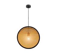 Rattan Weaving Pendant Light Fixtures,Basket Pendant Lighting,Boho Light Fixture Hand-Woven Chinese Style Chandelier, Bamboo Retro Pendant Lamp,for Dining Room Kitchen Island