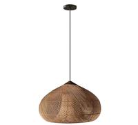 Rattan Weaving Pendant Light Fixtures,Basket Pendant Lighting,Boho Light Fixture Hand-Woven Chinese Style, Bamboo Retro Pendant Lamp,for Dining Room Kitchen Island Bedroom