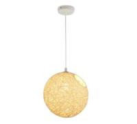 Rattan Weaving Pendant Light Fixtures,Basket Pendant Lighting,Boho Light Fixture Hand-Woven Chinese Style, Bamboo Retro Pendant Lamp,for Dining Room Kitchen Island Bedroom