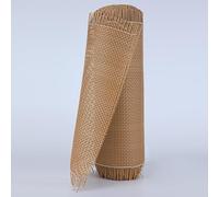 Rattan Wicker Fabric Sheets for Home Decor and Furniture Design - Natural Roll Open Weave PE Mesh for Chairs, Cabinets, Ceilings, and Beds