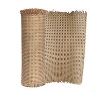 Rattan Wicker Webbing Roll, Woven Open Rattan Mesh Natural Rattan Webbing, For Caning Projects DIY Crafts Cabinet Chair Furniture(N)