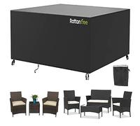 rattantree Garden Furniture Covers Waterproof, 170x94x70cm 420D Oxford Fabric with Dust Wind Proof, Heavy Duty Anti-UV Rattan Patio Chair Table Covers for Outdoor & Indoor