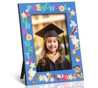 RattanView Preschool Graduation Picture Frame 2025 My 1st Graduation Photo Frame 4 x 6 Inch Prek Kindergarten Picture Preschool Grad Gifts for Kids Girls Boys Daughter Son