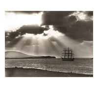 Rattar Wind Bound Lerwick Clipper Ship Maella Photo Large Wall Art Poster Print Thick Paper 18X24 Inch