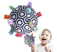 Rattle Ball - Fabric 13x13x13cm 105g | Sensory Development Ball with Rattle | Plush Toy for Motor Skills, Hand-Eye Coordination, and Daily Playtime Fun
