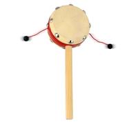 Rattle Drum,Musical Wooden Rattle | Chinese Style Rattle Drum, Wood Rattle Drum, Chinese Traditional Percussion Instrument for Kids