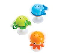 Rattle Set, Hape “Stay-Put” 3 Sea Creatures With Individual Sounds, Teether Deta