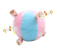 Rattle Toy - Pink Blue Soft Rattle Toy | Fun Interactive Ball For Tactile Perception | Sensory Play Grasping Practice, Gentle Bell Inside For Bedtime Stroller Daycare