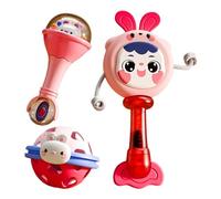 Rattle Toys Set, Baby Hand Rattle,Funny Soft Rubber Ball - Preschool Learning Activity, Early Childhood Development Activity Educational for Teens and Boys