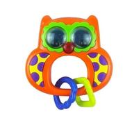 Rattle with music box Orange Owl