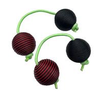 Rattles Hand Percussions Kid Adult Starter Classical African Shaker Aslatuas Rhythmic Globes Kashaka Shaker Instrument Double Tone Percussion Globes
