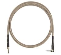 Rattlesnake Cable - 20 Foot Standard Dirty Tweed Guitar Instrument Cable Straight to Right Angle 1/4-Inch plugs