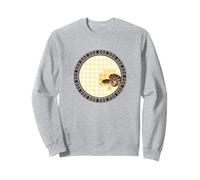Rattlesnake Cream Brown Yellow Orange Fade Knockout Diamond Sweatshirt
