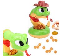 Rattlesnake Game Toy Rattlesnake Toy for Family GameTricky Scary Snake GameBiting Hand Rattlesnakes Hungry Rattlesnakes Gold Digger Game,Induction Trigger Pranks Toys Christmas Gag Gift for Kids