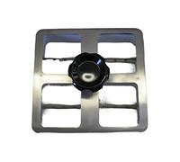 Rattleware Rectangular Manual Egg Scrambler (9.7" x 9.25") - Durable Commercial-Grade Stainless Steel - Perfect for Hotel, Restaurant or Commercial Use