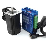 RATTMMOTOR Closed Loop Stepper Motor Controller Kit Nema23 2 Nm 57HSE76N Closed Control Circuit Servo Motor and HSS60 Servo Driver Control and 2 m Cable for CNC Router Engraving Milling Machine