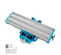 RATTMMOTOR XY Axis Slide Vise Multifunction BG-6880 Cross Worktable Milling Machine Workbench Clamp, Stroke X Axis-54mm, Y Axis-194mm, Aluminum Alloy for Mill and Drill Press