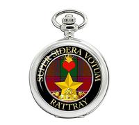 Rattray Scottish Clan Crest Full Hunter Pocket Watch