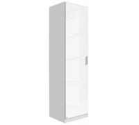 Rauch Celle 47cm White Gloss Wardrobe - LH Door