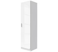 Rauch Celle 47cm White Gloss Wardrobe - RH Door