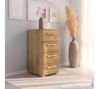 Rauch Evelyn 4 Drawer Narrow Chest - Wild Oak
