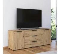 Rauch Flipp 2 Door Low Sideboard with Adjustable Height - 160cm - Artisan Oak