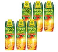 Rauch Happy Day Mango Fruit Juice From Mango Pulp 1000Ml 6 Pack