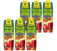 Rauch Happy Day Strawberry Nectar 1000g 6-Pack