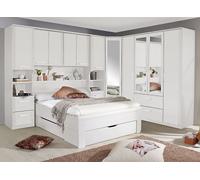 Rauch Rivera White Bedroom Set with 160cm Storage Bed