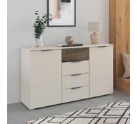 Rauch Sajo 2 Door Sideboard - 140cm - Champagne and Atlantic Dark Oak