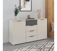Rauch Sajo 2 Door Sideboard - 140cm - Champagne and Metallic Dark Grey