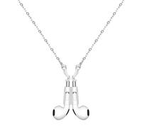 Raueupo Strong Magnetic Anti-Lost Straps for AirPods, Sports Headphone Chain Lanyard Compatible with AirPods 4/1&2 / 3rd / AirPods Pro 1st&2nd, Neck Rope Cord (Silver, Cross)