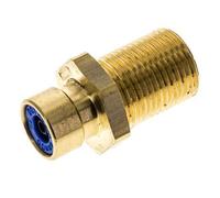 Raufoss ABC Newline Push-In with Bulkhead - 6x1 mm - M18x1,5 / M12x1,5