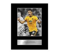 Raul Jimenez Signed Mounted Photo Display Wolverhampton Wanderers FC #1 Autographed Gift Picture Print
